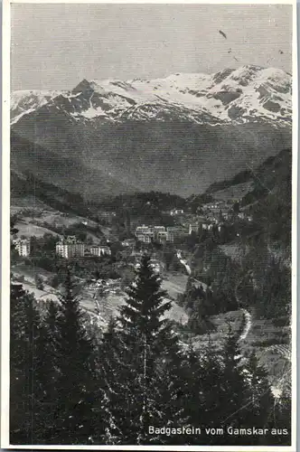 34935 - Salzburg - Badgastein vom Gamskar aus - gelaufen 1949