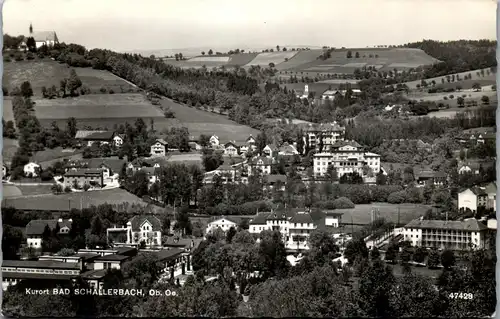 34949 - Oberösterreich - Bad Schallerbach , Panorama - gelaufen 1958