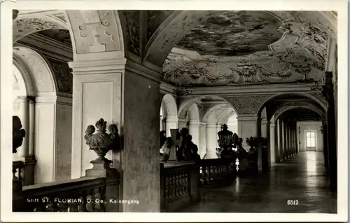 34950 - Oberösterreich - Stift St. Florian , Kaisergang - gelaufen 1951