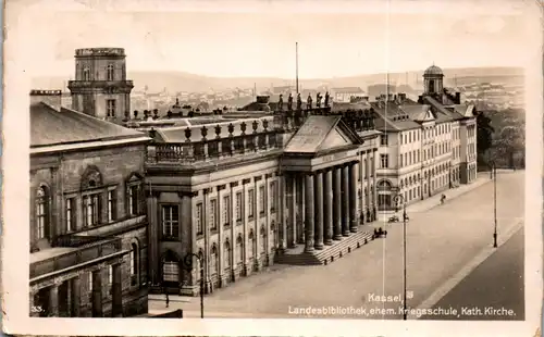 34955 - Deutschland - Kassel , Landesbibliothek , ehem. Kriegsschule , Kath. Kirche - nicht gelaufen