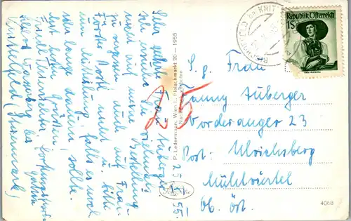 34956 - Steiermark - Schloss Wasserberg u. Ingering - gelaufen 1955