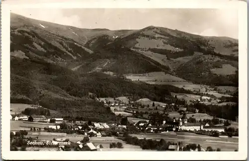 34957 - Steiermark - Seckau , Panorama - gelaufen 1954