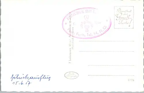 34988 - Niederösterreich - Stift Göttweig in der Wachau - nicht gelaufen 1957