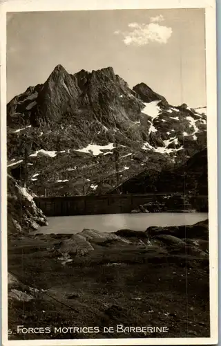 35023 - Schweiz - Forces Motrices de Barberine , Le Barrage en construction et les Perrons - nicht gelaufen