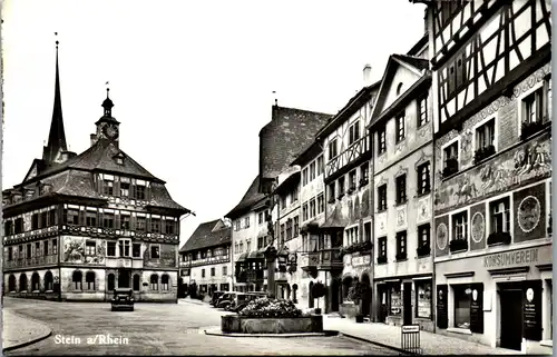 35043 - Schweiz - Stein am Rhein , Platz , Konsumverein - gelaufen 1967