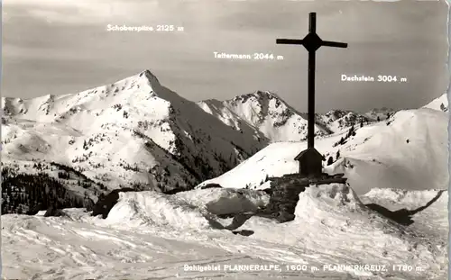 35051 - Steiermark - Irdning , Planneralpe , Plannerkreuz , Schoberspitze , Tattermann , Dachstein , Donnersbach - nicht gelaufen 1955