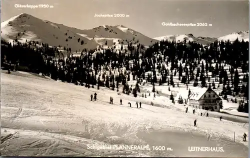 35052 - Steiermark - Irdning , Planneralpe , Leitnerhaus , Gläserkoppe , Jochspitze , Goldbachseespitze - nicht gelaufen