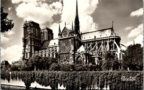 35058 - Frankreich - Paris , Notre Dame et Rosace Sud - nicht gelaufen
