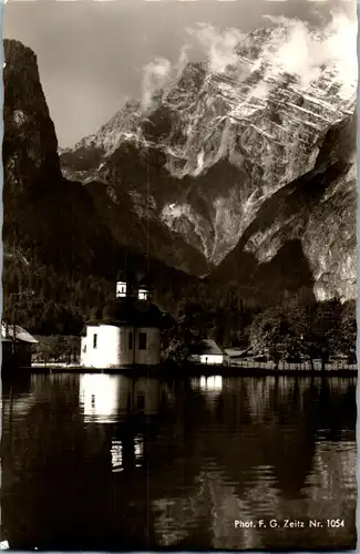 35061 - Deutschland - Königssee , St. Bartholomä mit Watzmann - nicht gelaufen