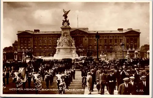 35077 - Großbritannien - London , Victoria Memorial , Buckingham Palace - nicht gelaufen