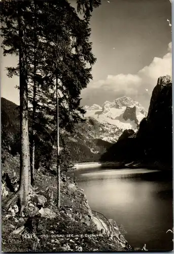 35082 - Oberösterreich - Vorderer Gosausee mit dem Dachstein - gelaufen 1931