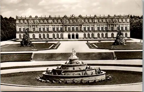 35089 - Deutschland - Schloss Herrenchiemsee mit Latona Brunnen - nicht gelaufen