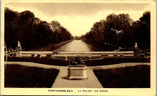 35092 - Frankreich - Fontainebleau , Le Palais , Le Canal - gelaufen