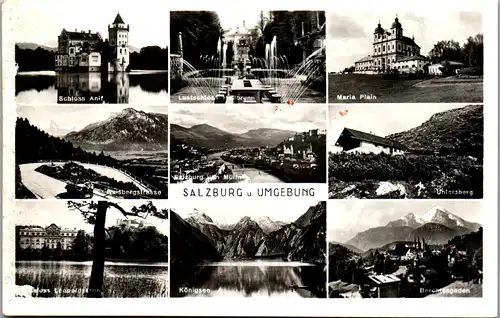 35096 - Salzburg - Schloss Anif , Heilbrunn , Maia Plein , Mehrbildkarte - nicht gelaufen