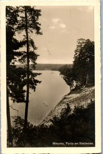 35098 - Polen - Masuren , Partie am Niedersee - gelaufen 1942