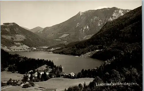 35130 - Niederösterreich - Lunzersee mit Scheiblingstein , Lunz - nicht gelaufen