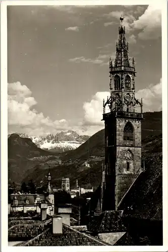 35132 - Italien - Bozen , Bolzano , Panorama verso le Dolomiti - nicht gelaufen