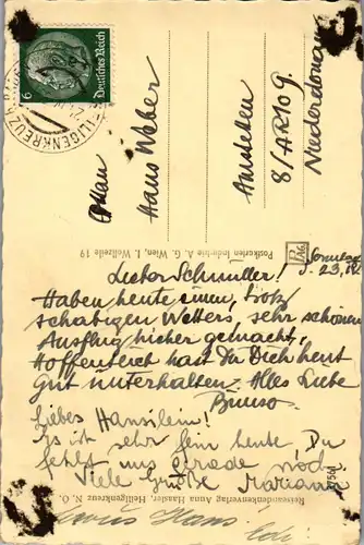 35134 - Niederösterreich - Heiligenkreuz , Stift - gelaufen 1939