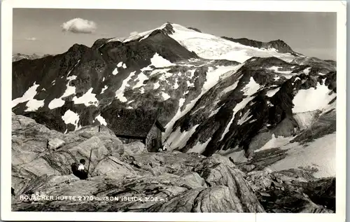 35171 - Salzburg - Rauris , Rojacher Hütte m. Sonnblick - gelaufen 1951