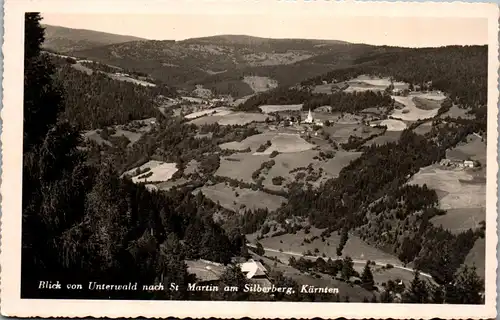 35178 - Steiermark - Blick von Unterwald nach St. Martin am Silberberg - nicht gelaufen