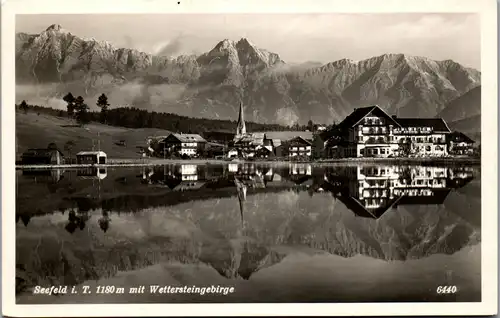 35179 - Tirol - Seefeld mit Wettersteingebirge - gelaufen 1953