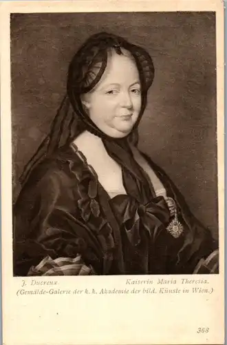 35190 - Künstlerkarte - Kaiserin Maria Theresia , J. Ducreux - nicht gelaufen 1907