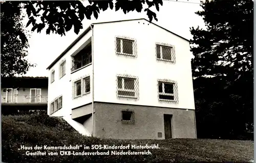 35192 - Niederösterreich - Hinterbrühl , Haus der Kameradschaft im SOS Kinderdorf - nicht gelaufen