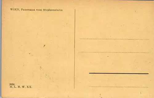 35196 - Wien - Panorama vom Stephansturm - nicht gelaufen