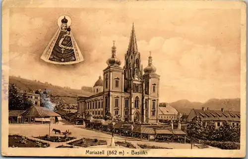 35209 - Steiermark - Mariazell , Basilika - gelaufen 1922