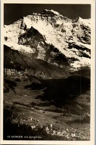 35226 - Schweiz - Wengen mit Jungfrau - nicht gelaufen