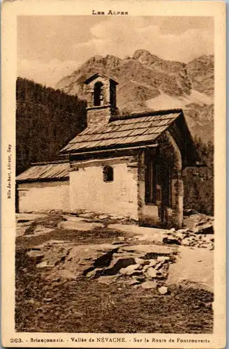 35228 - Frankreich - Briancon , Brianconnais , Vallee de Nevache , Sur la Route de Fontconvarts - nicht gelaufen