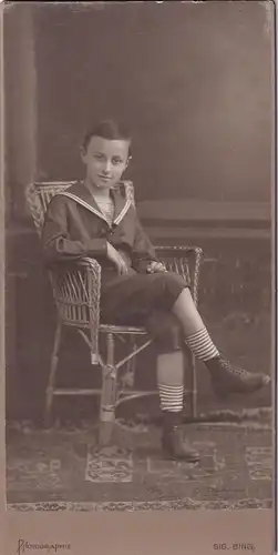 35236 - Fotokarte - Junge , Knabe , Julius Schlossern v. 1914