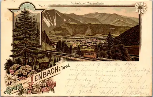 35239 - Tirol - Jenbach mit Zahnradbahn - gelaufen