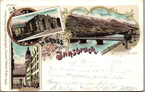 35247 - Tirol - Innsbruck - gelaufen 1900