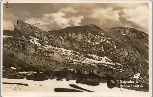 35254 - Tirol - Sagzahn u. Sonnwendjoch - gelaufen 1926