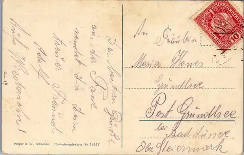 35261 - Tirol - Mittenwaldbahn , Seefeld mit Wetterstein - gelaufen