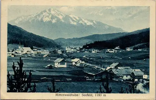 35268 - Tirol - Mittenwaldbahn , Seefeld  - gelaufen 1921