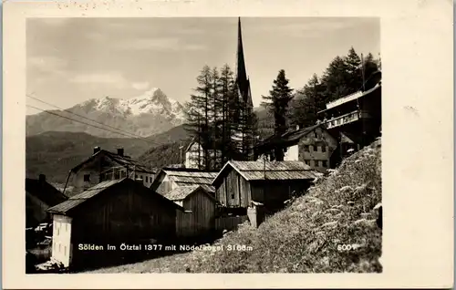 35279 - Tirol - Sölden im Ötztal mit Nöderkogel - gelaufen 1933