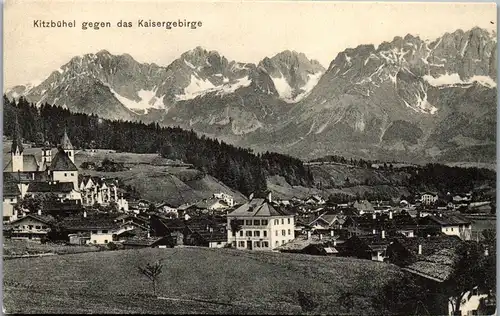 35283 - Tirol - Kitzbühel gegen das Kaisergebirge - nicht gelaufen