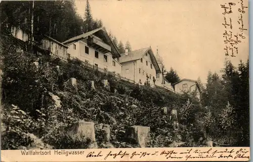 35312 - Tirol - Heiligwasser , Wallfahrtsort - gelaufen