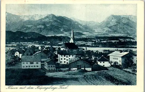 35331 - Tirol - Kössen mit dem Kaisergebirge - gelaufen 1923