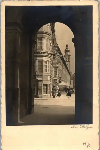 35334 - Tirol - Innsbruck , Gasthof Gamper , Goldene Krone - gelaufen 1935