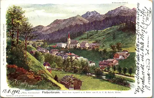35335 - Tirol - Fieberbrunn - gelaufen 1902