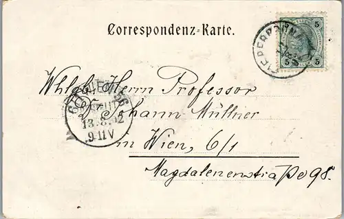 35335 - Tirol - Fieberbrunn - gelaufen 1902