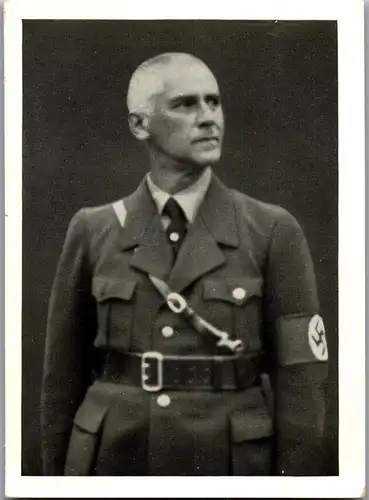 35344 - Zigarettenbilder - Männer und Ereignisse unserer Zeit , Serie I , Nr. 5 , Reichsinnenminister Dr. Wilhelm Frick