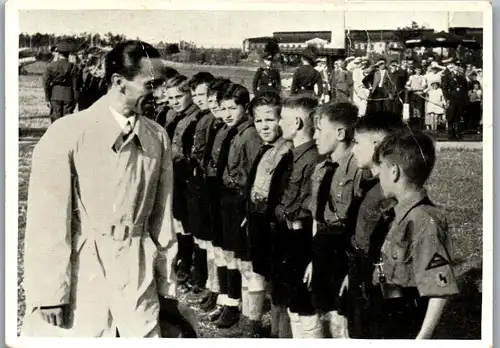 35368 - Zigarettenbilder - Männer und Ereignisse unserer Zeit , Serie II , Nr. 139 , Reichsminister Dr. Göbbels , Eröffnung Reichs Theaterfestwoche