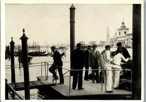 35431 - Zigarettenbilder - Männer und Ereignisse unserer Zeit , Serie II , Nr. 155 , Führer in Venedig , Grand Hotel