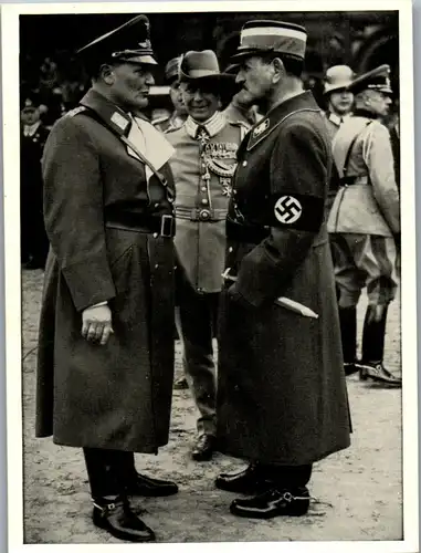 35443 - Zigarettenbilder - Männer und Ereignisse unserer Zeit , Serie II , Nr. 144 , Landespolizeigruppe , General Göring , Ritter von Epp , Boemken