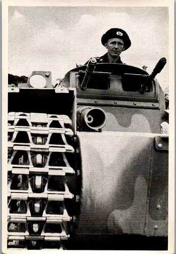 35503 - Sammelbilder - Sammelwerk Nr. 15 , Adolf Hitler , Gruppe 64 , Bild Nr.: 150 , Die neue Tankwaffe