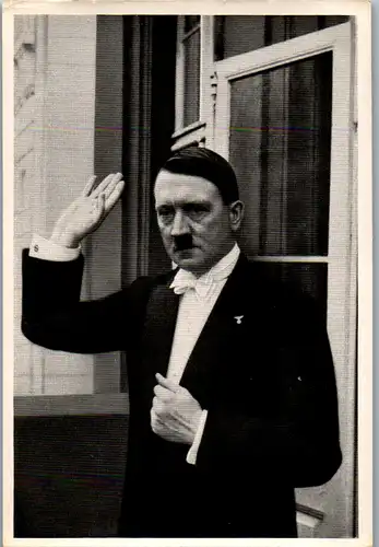 35505 - Sammelbilder - Sammelwerk Nr. 15 , Adolf Hitler , Gruppe 64 , Bild Nr.: 64 , Nach dem Neujahrs-Diplomatenempfang 1936